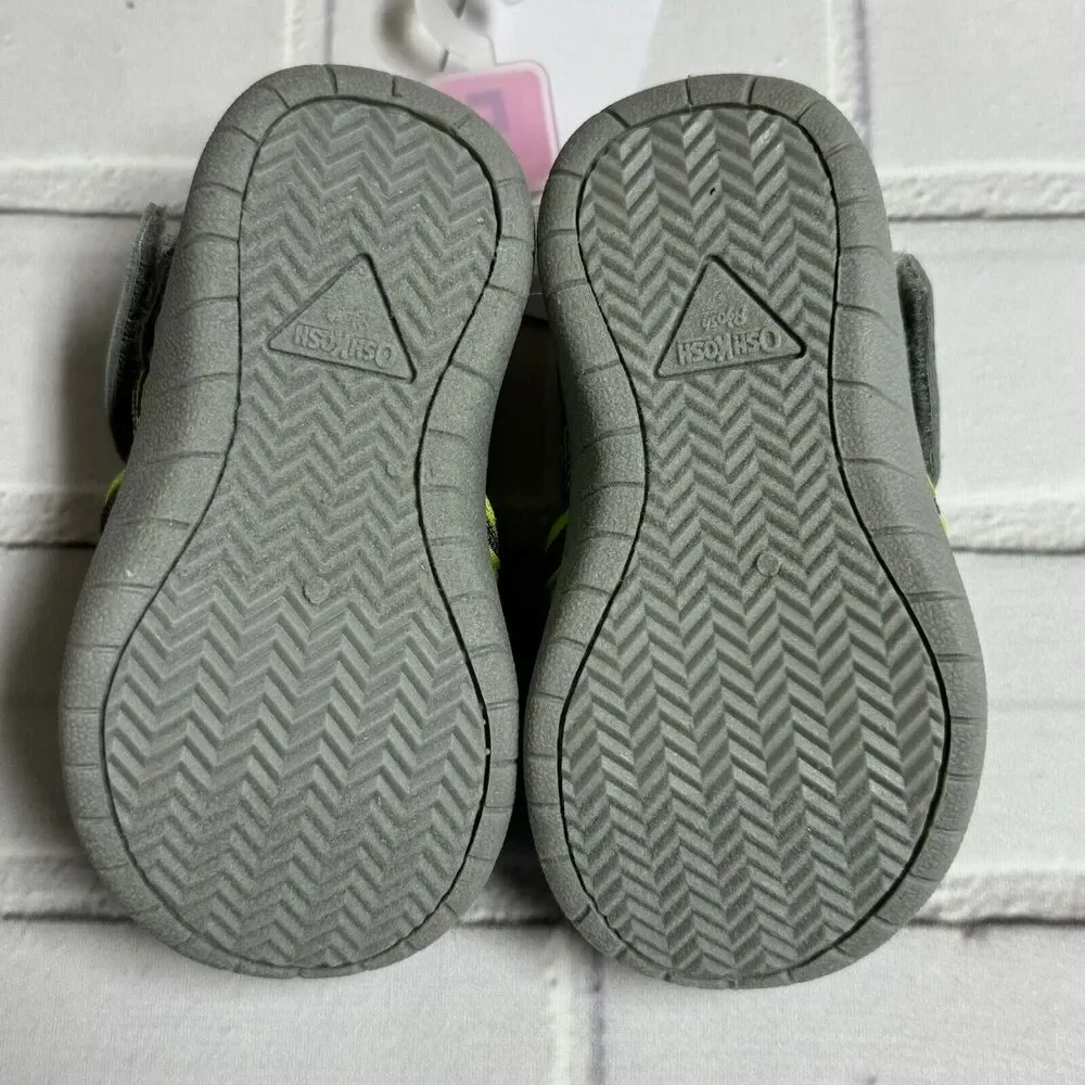 OshKosh Everplay Flexible Outsole Bump Toe Sandal Toddler Size 5 Green